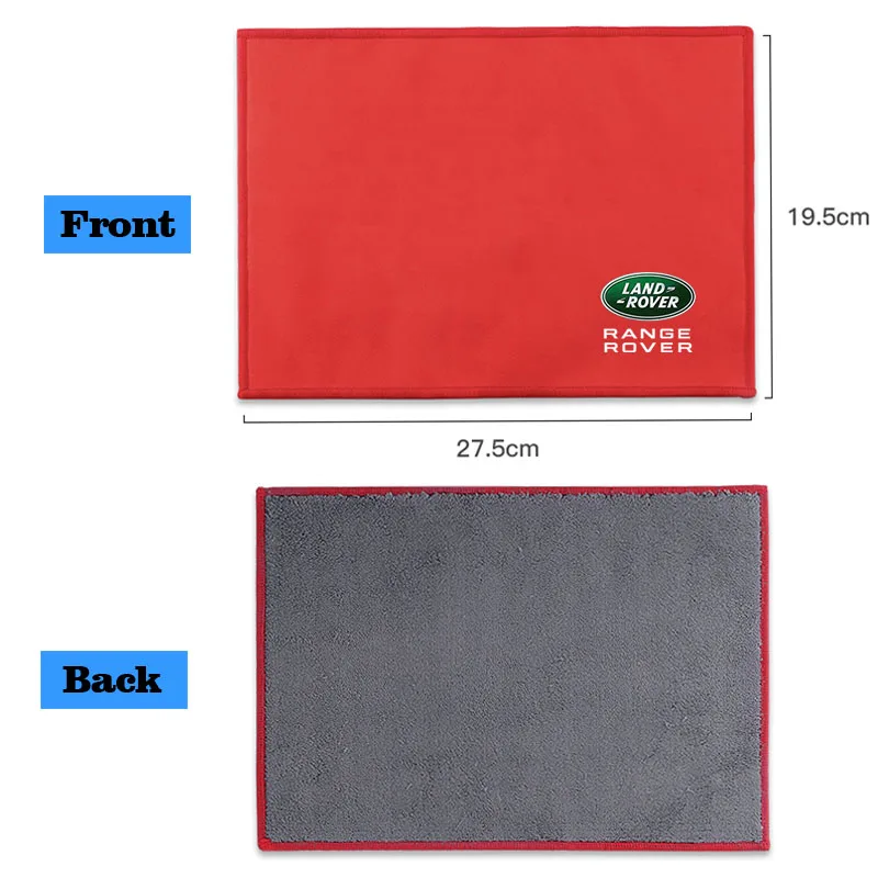 Fiber Fleece Car Cleaning Wash Towel Auto Tool Accessories For Land Rover Range Discovery Sport Guardian 4 Freelander 2 etc