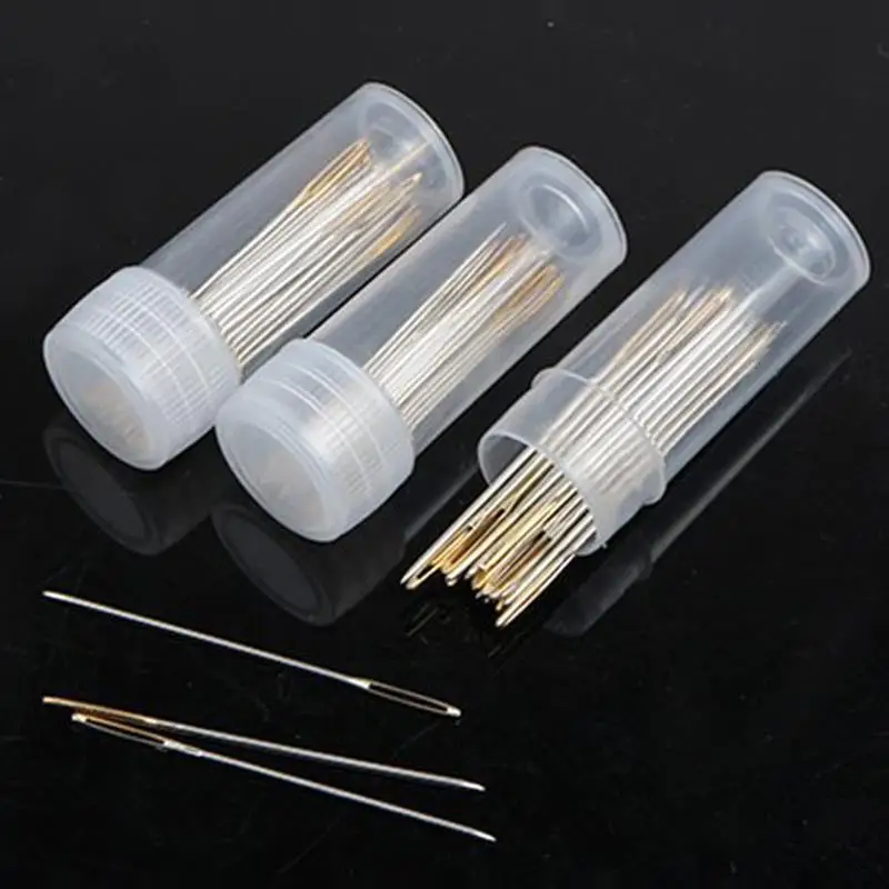 30pcs Cross Stitch Needles Gold Tail Needle Blunt Embroidery Needlework Tools Sewing Accessories |
