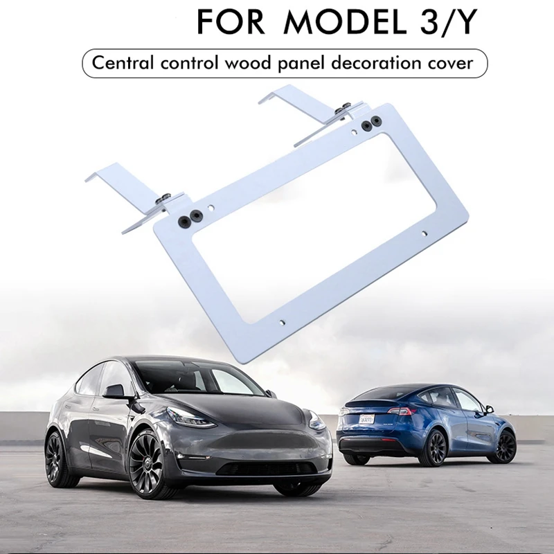 

for Tesla Model 3 US Version Universal Car License Plate Frame Number Plate Metal Holder Mounting Holder