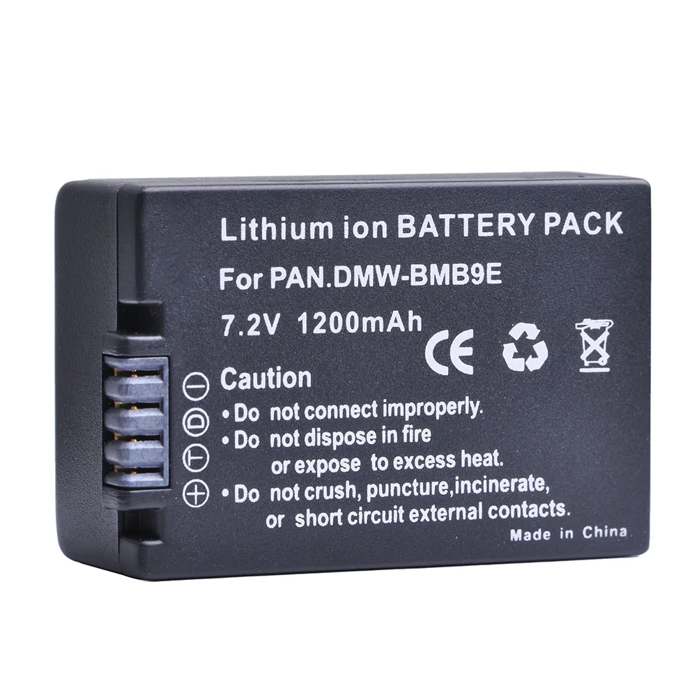 DMW-BMB9E Bateria DMW-BMB9PP Battery for Panasonic DC-FZ85 FZ83 FZ82 FZ81 FZ80 DMC-FZ150 FZ100 FZ40 FZ45 FZ47 FZ48 FZ60 FZ70