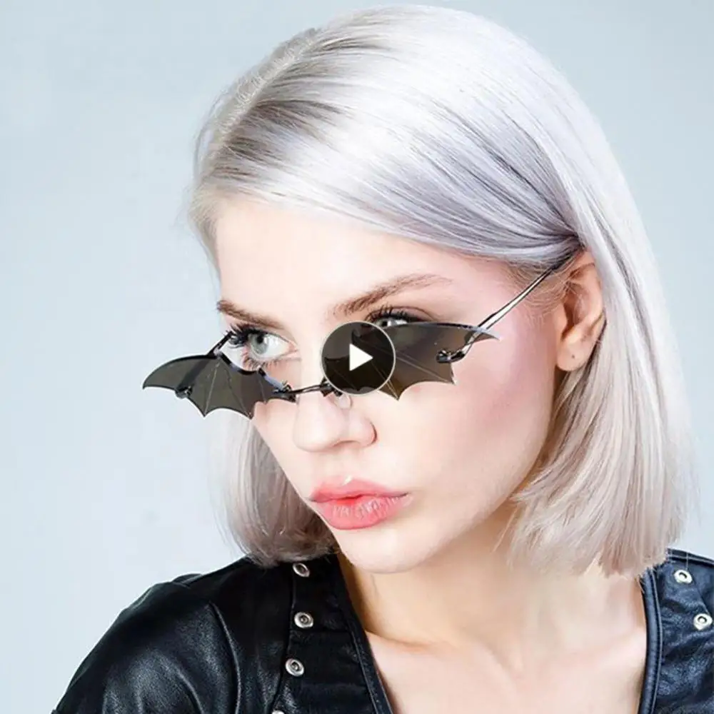 

Модные солнцезащитные очки, классные солнцезащитные очки для взрослых, индивидуальные винтажные очки в форме летучей мыши, солнцезащитные ...