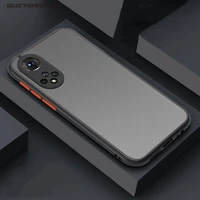 shockproof armor matte case for honor 50 pro huawei p50 p40 p30 pro mate 40 30 20 pro for huawei nova 7 8se clear hard pc cover