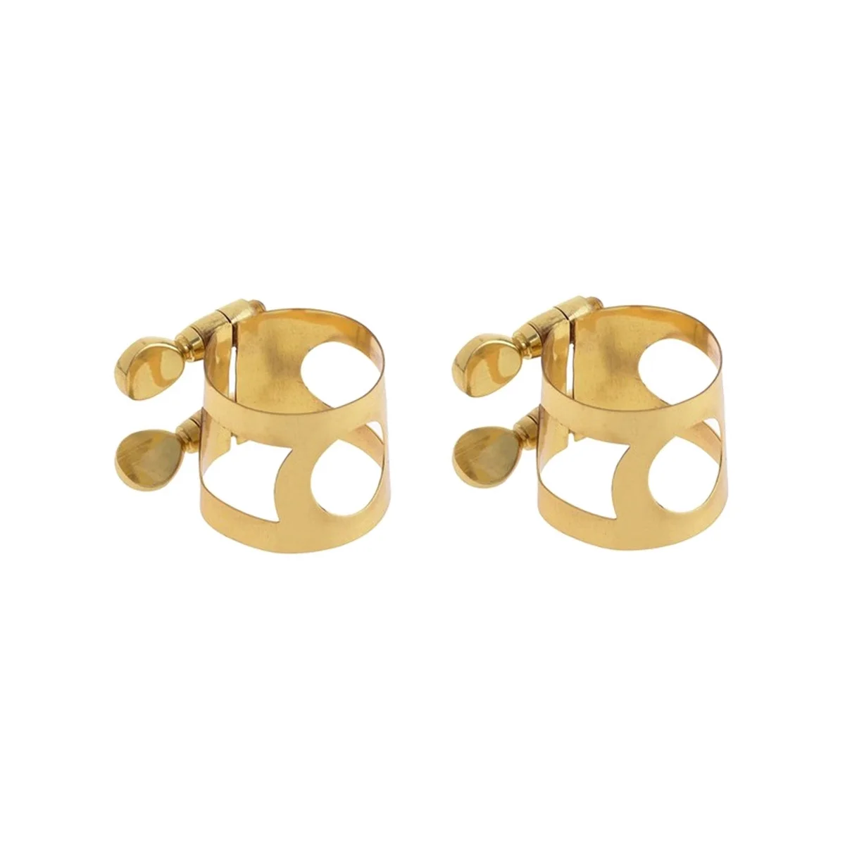 

Altos Sax Mouthpiece Ligature Double Screws Saxophone Gold Ligature Fastener,Musical Instrument Accessories
