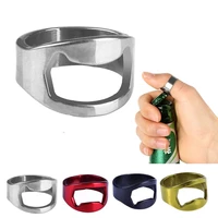 13pcs silver stainless steel home living unique kitchen tool finger ring openers beer bottles opener gadgets