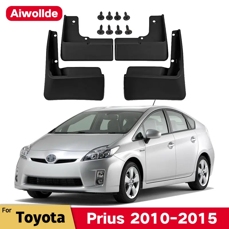 

MudFlaps For Toyota Prius 3rd XW30 2010-2015 Mud Flaps Splash Guard Mudguards Front Rear Fender Auto Styline Car Accessories