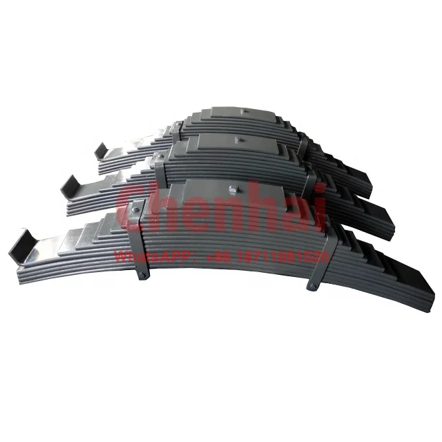 Китай производит сверхмощную листовую пружину на заказ для автозапчастей HOWO