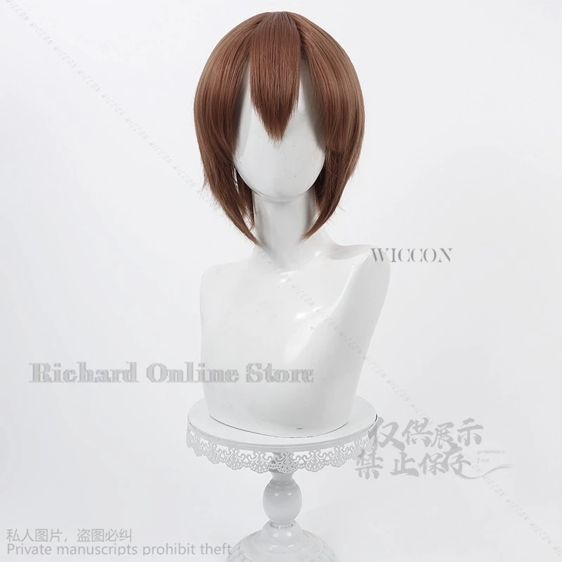 Аниме Shikanoko Nokonoko Shitantan Noko Косплей Парик Рог Короткие Волосы Hino Minami JK School My Deer Friend