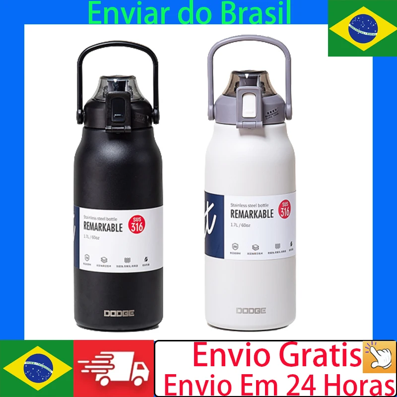 

Tumbler Thermo Bottle Large Capacity With Straw Stainless Steel Thermal Water Bottle Cold and Hot Thermos Cup Vacuum for Travel