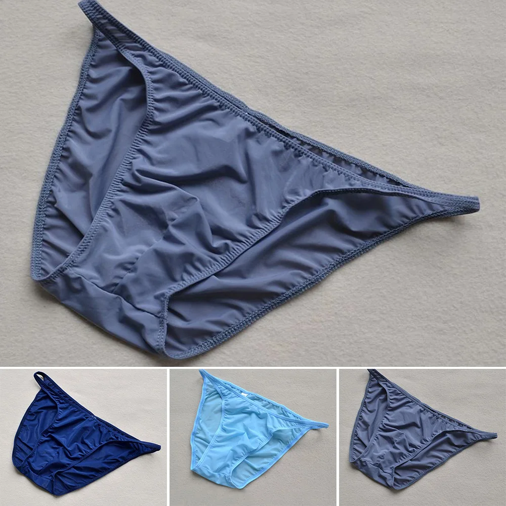 

Men's Soft Silky Comfortable Breathable Ultra-Thin Low Waist Underwear Trucks Boxer Briefs Panties Homewear Underpants Shorts