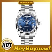 top luxury mens mechanical watch japanese movement sapphire glass waterproof watch stainless steel 100m waterproof watches