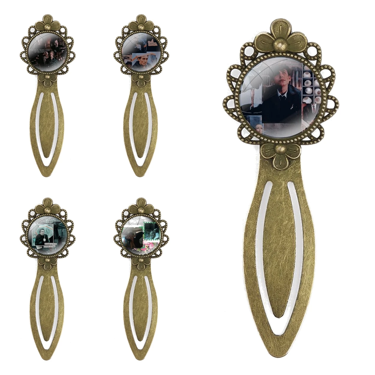 

Creative Metal Bookmarks Gift For Friends Stationery School Office Supply Robert sheehan Klaus Fashion Cartoon Creative Design