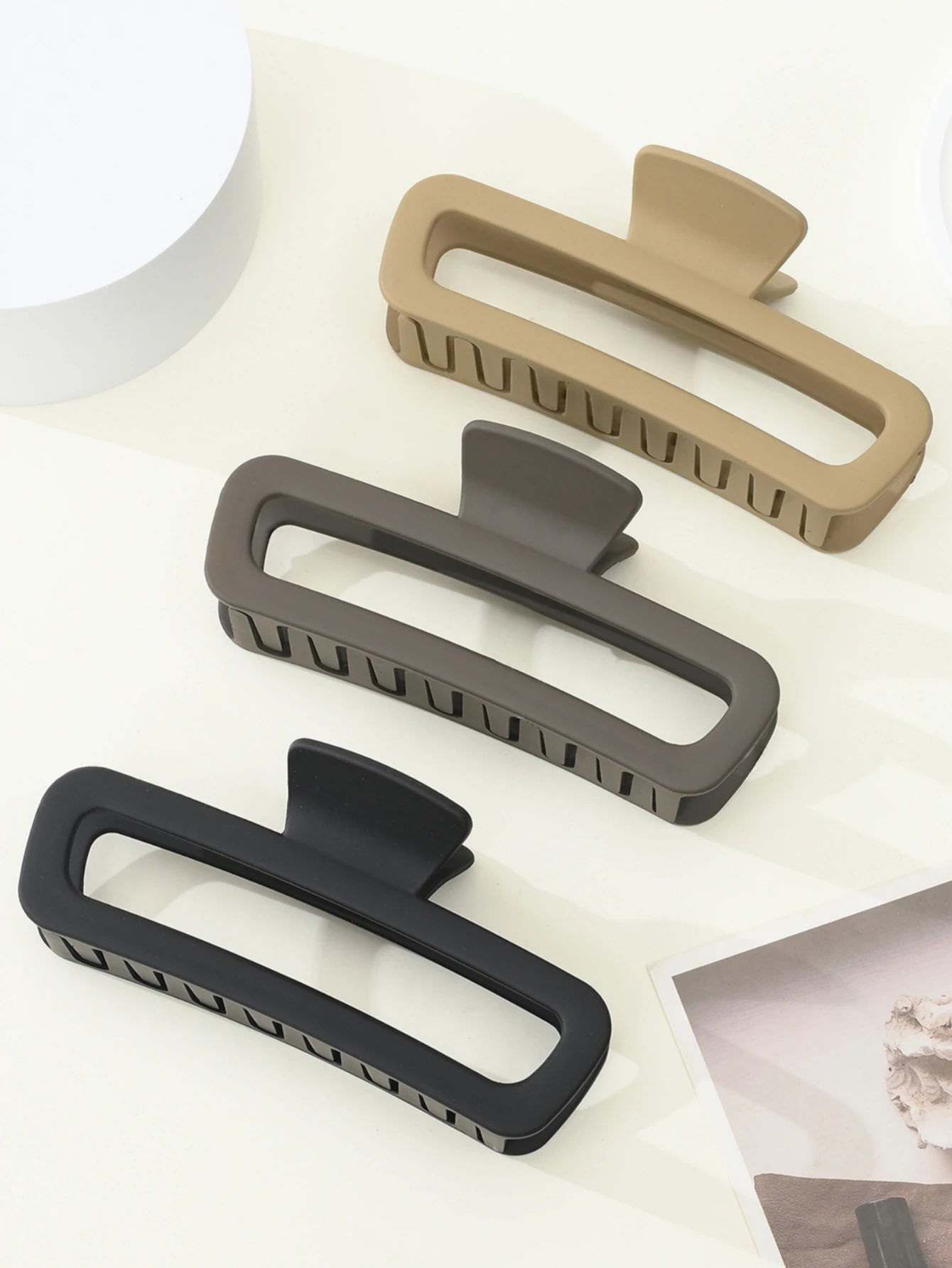 Женская акриловая заколка-краб для волос