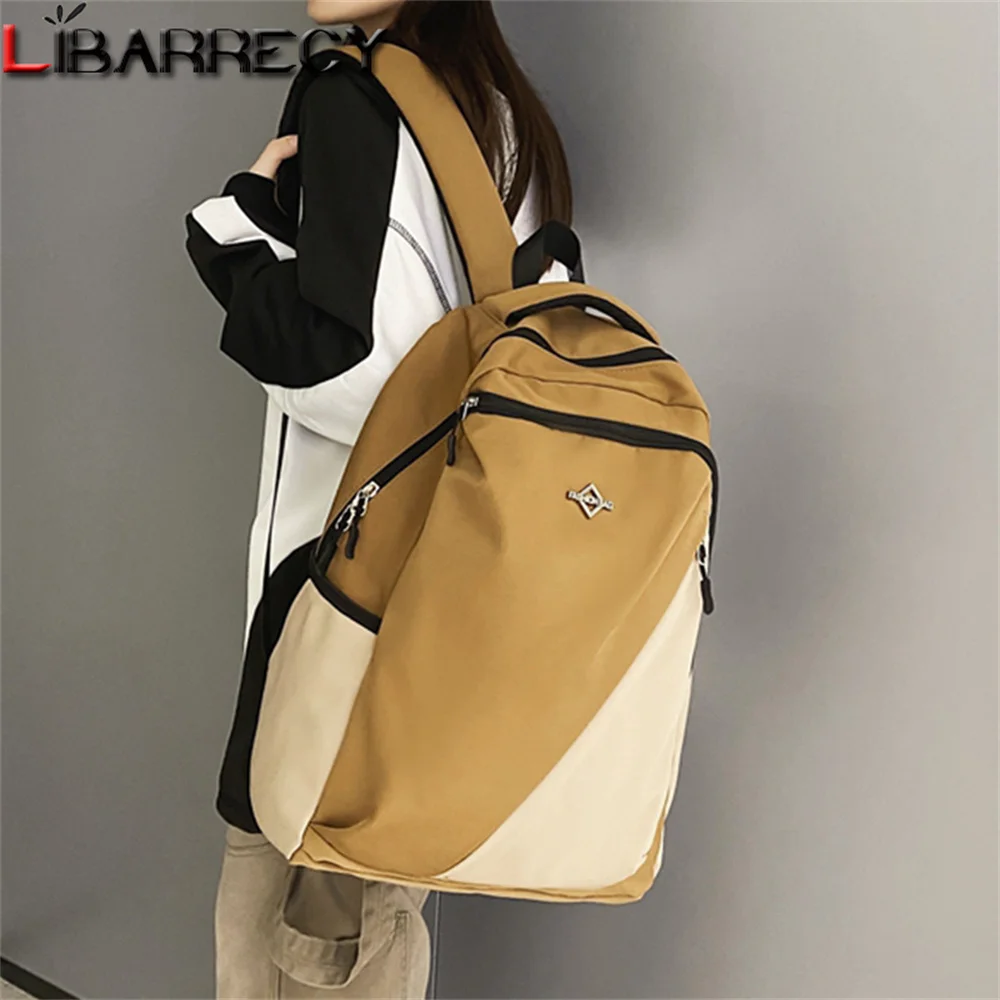 

Panelled New Large-capacity Ladies Backpacks 2023 Stylish High Quality Nylon Women's Schoolbags Leisure Youth Travel Bags Bolsos