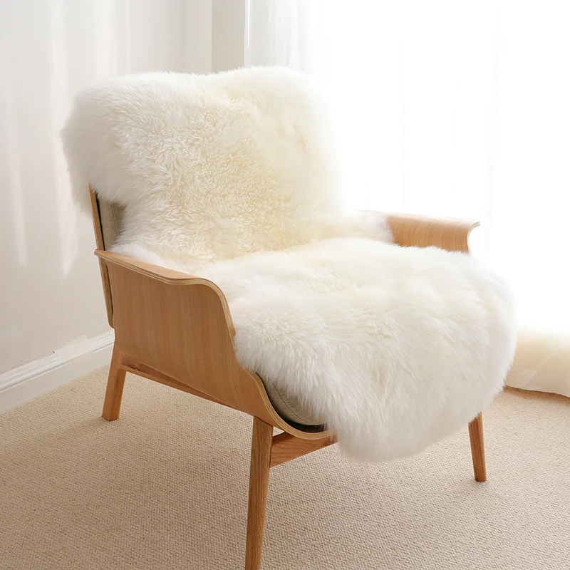 

Xiaosha Whole Sheepskin Fur Integrated Sofa Cushion, Float Window Cushion, Carpet, Wool Sofa Chair Cushion, Bedside Carpet, Floo