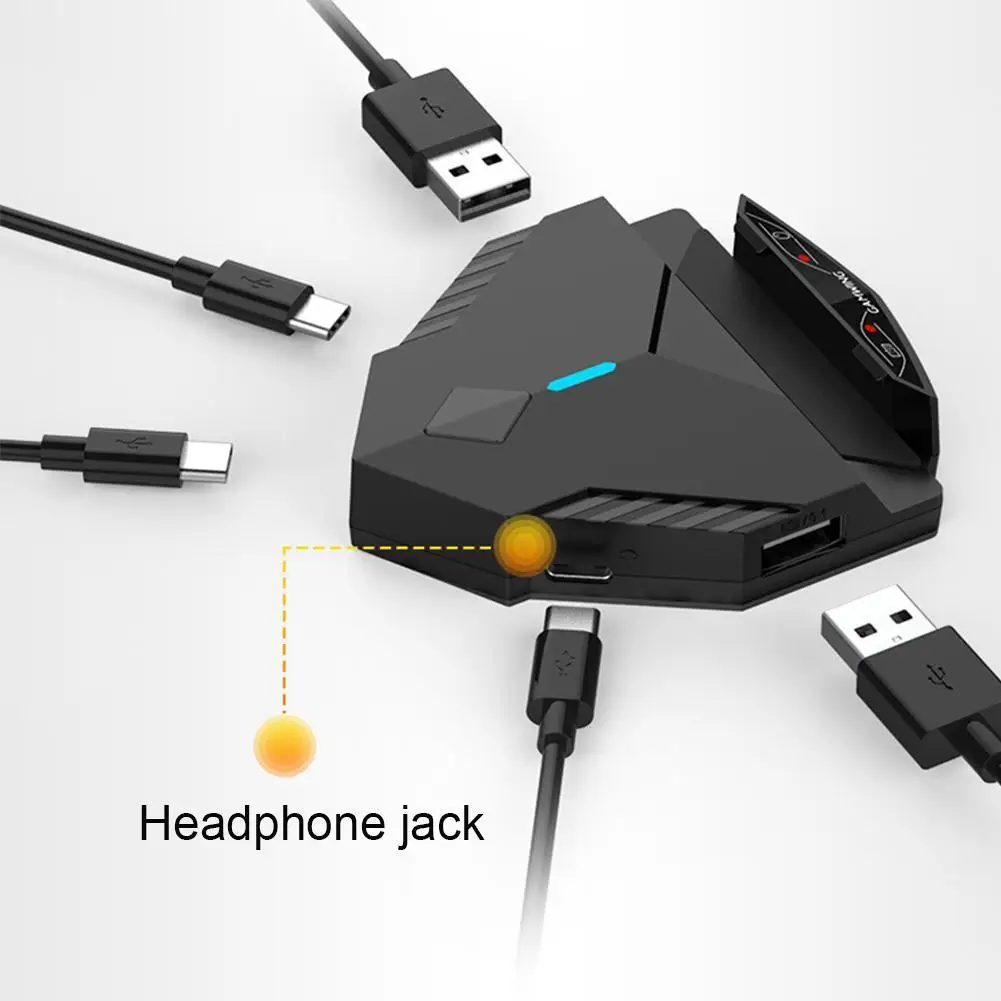 

Bluetooth Wired Keyboard Mouse Converter Adapter USB Gaming Keyboard Mouse Converter Adapter For Android Mobile