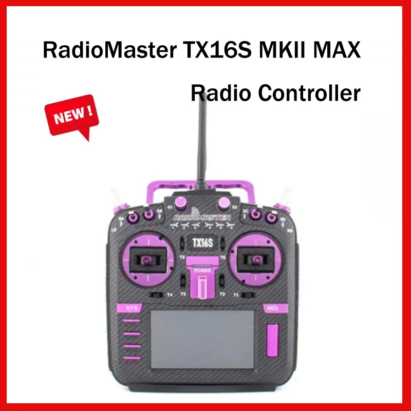 Радиоуправляемый трансмиттер RadioMaster TX16S MKII MAX, устройство для управления радио, совместимое с несколькими модулями, Джошуа бардуэна