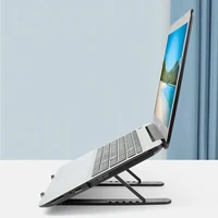 1pc foldable laptop stand portable notebook support base holder adjustable riser cooling bracket for laptop tablet accessories