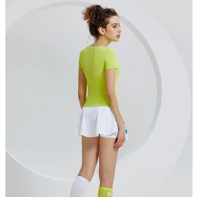 High Quality Women Running T Shirts Soft Short Sleeves Quick Dry Leisure Sport Shirt Gym Fitness Training Tees Yoga Jogging Tops