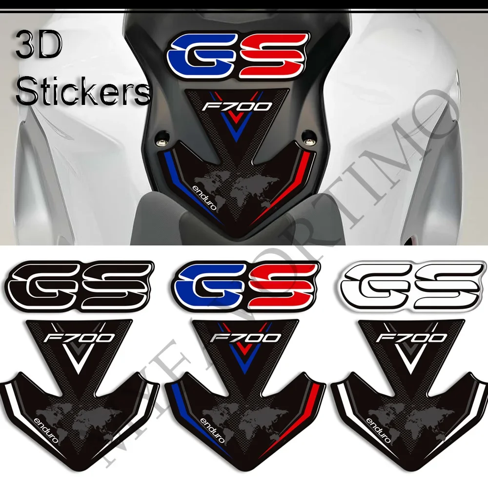 

Motorcycle Stickers Decals Protector Gas Fuel Oil Kit Knee Tank Pad Grips Protection For BMW F700GS F700 F 700 GS