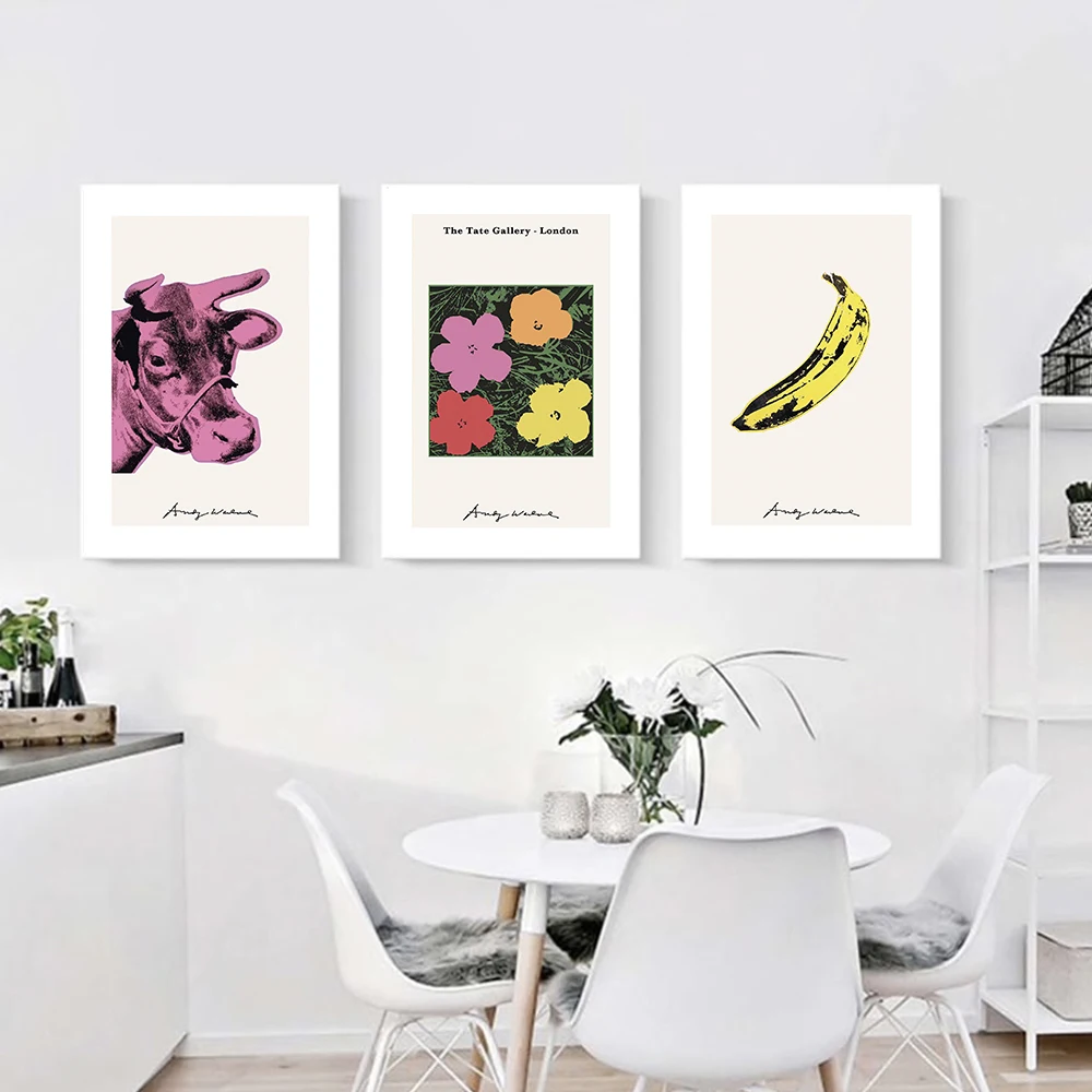 Винтажные настенные постеры искусство рисования цветочным рисунком Постер Энди