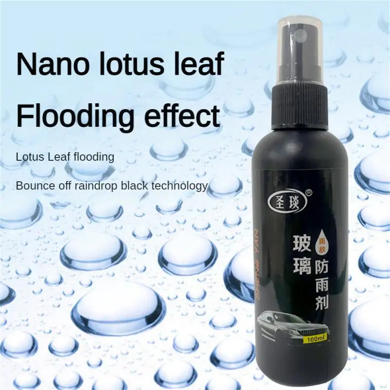 

Universal Glass Rainproof Agent Car Glass Waterproof Coating Agent Durable Practical 100ml Car Rainproofing Agent Portable