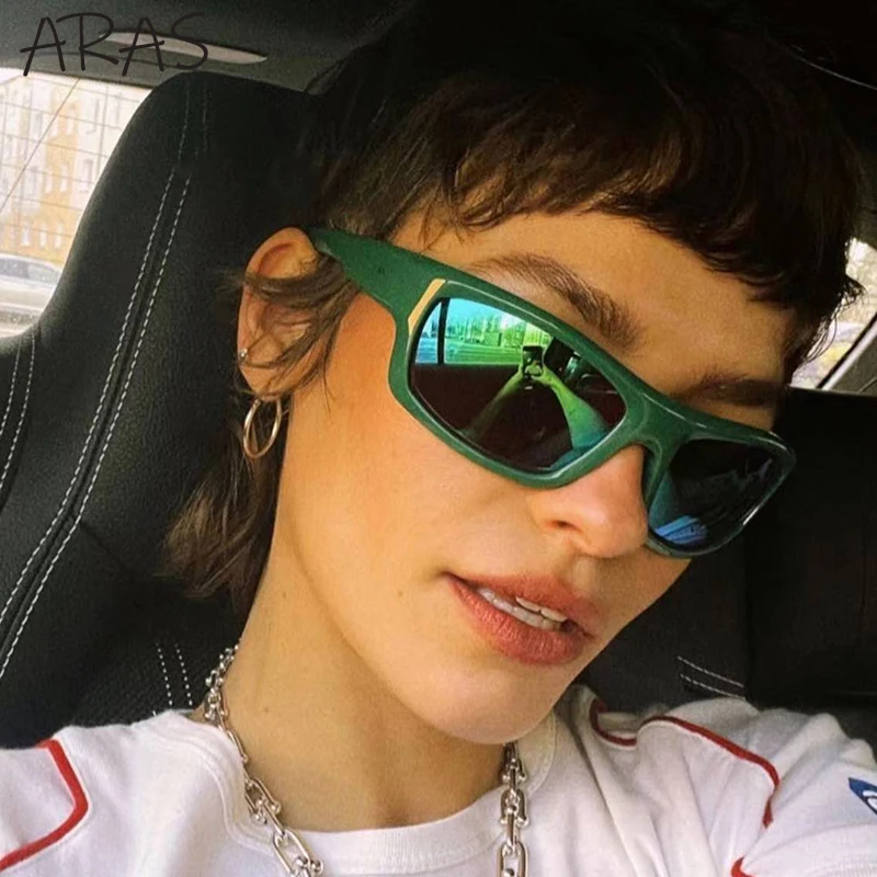 

Fashion Colorful Sports Mirror Sunglasses Women Men New Punk Sun Glasses Luxury Cycling Sunglass Unisex Vintage Driver Shades