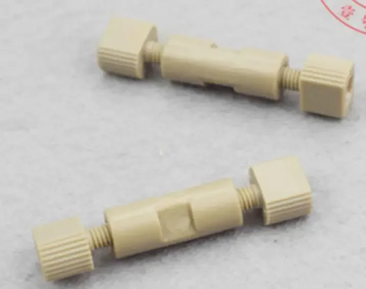 1/16 PEEK Ручной винтовой шарнир двусторонний прямой HPLC Shimadzu Agilent соединитель для