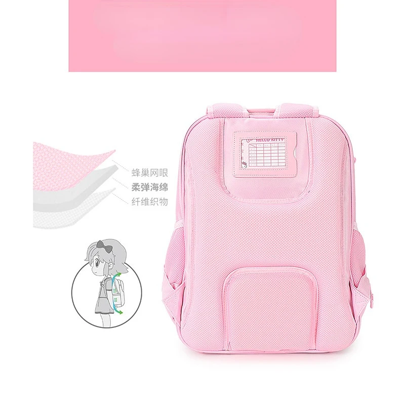 Hello Kitty Schoolbag Primary School Girls Cute Princess Girls Children's Spine Protection Burden Alleviation Backpack