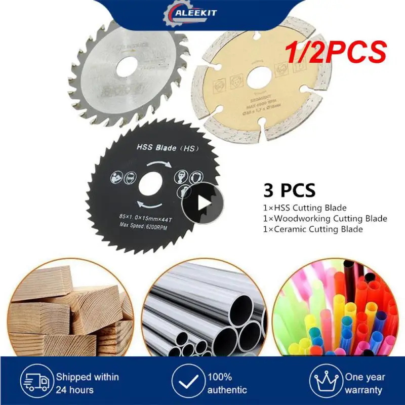 

1/2PCS 85mm*10mm HSS Circular Saw Blade Cutting Disc Wheel For Wood Saw Blade Metal Angle Grinder Accessories