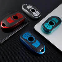 tpuleather car key cover case for opel astra buick encore envision new lacrosse rings protect shell car styling car accessories