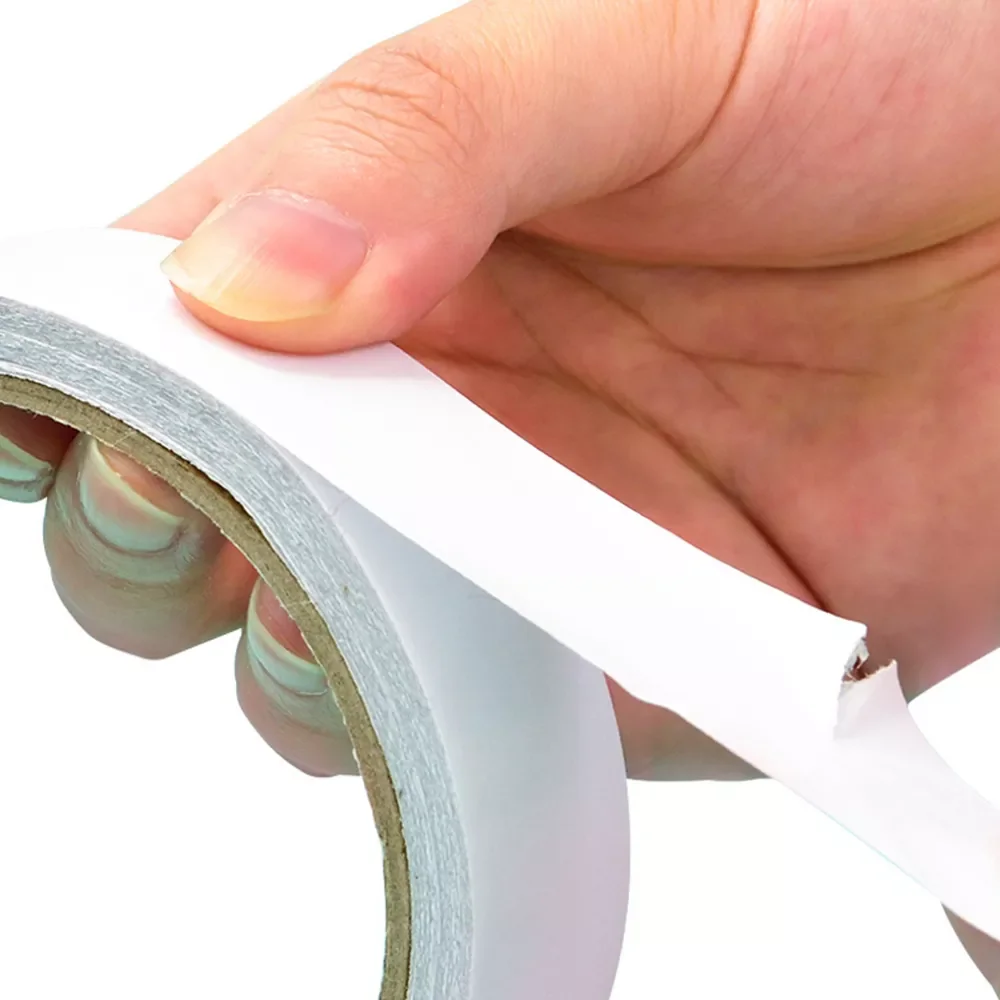 

White Super Strong Double Sided Adhesive Tape Paper Strong Ultra-thin High-adhesive Cotton Double-sided Tape for Home Office