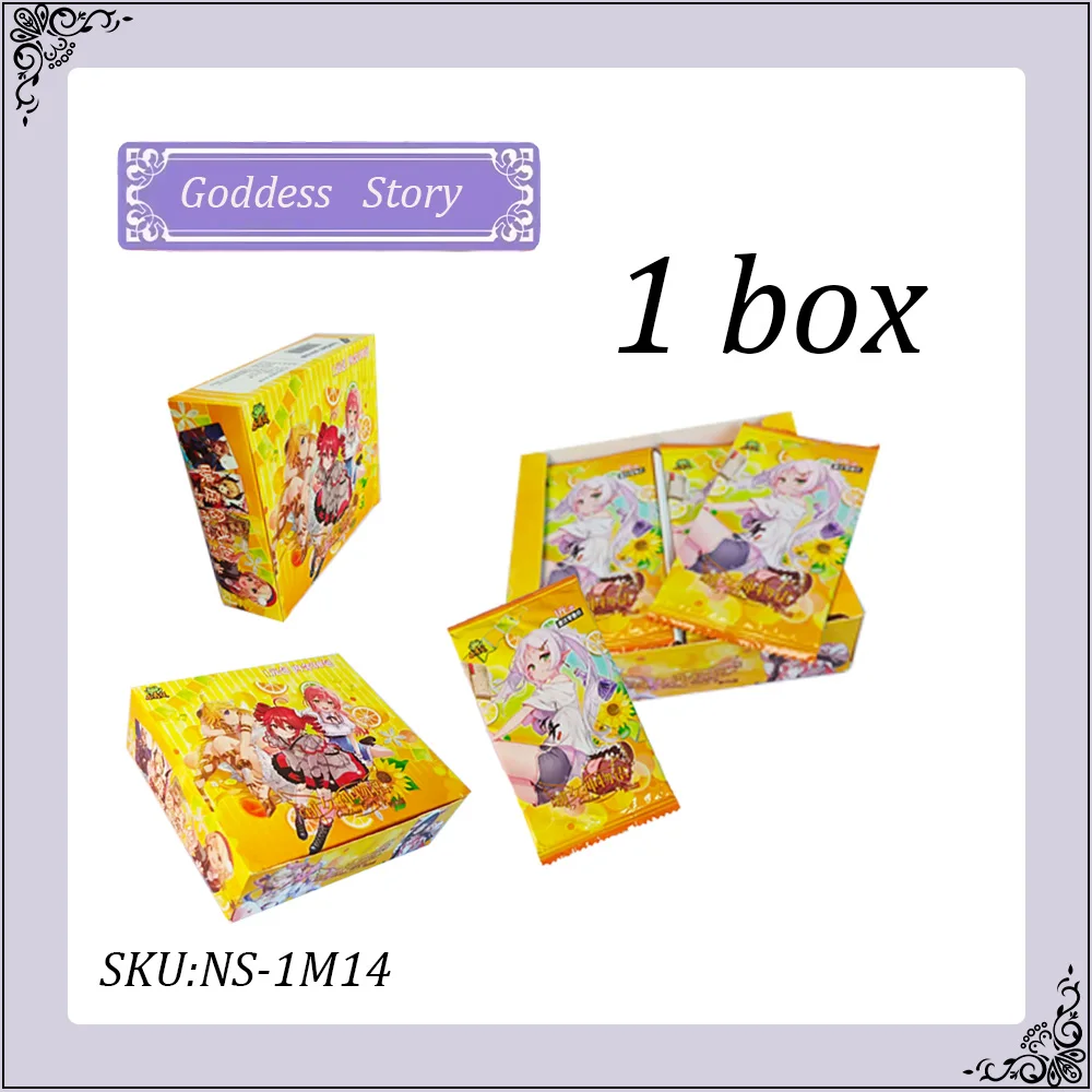 Фото Коллекционная карточка NS-1M14 Goddess Story: Аниме-девушка в купальнике, праздничный набор, бустер-бокс, игрушка, рождественский подарок №1