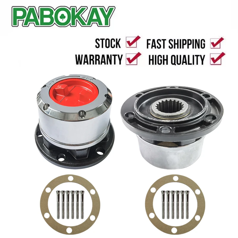 

2 pieces x AVM417 AVM417HP Free Wheel Locking Hubs For jeep Ford chevy dodge old trucks warn9072 lock outs