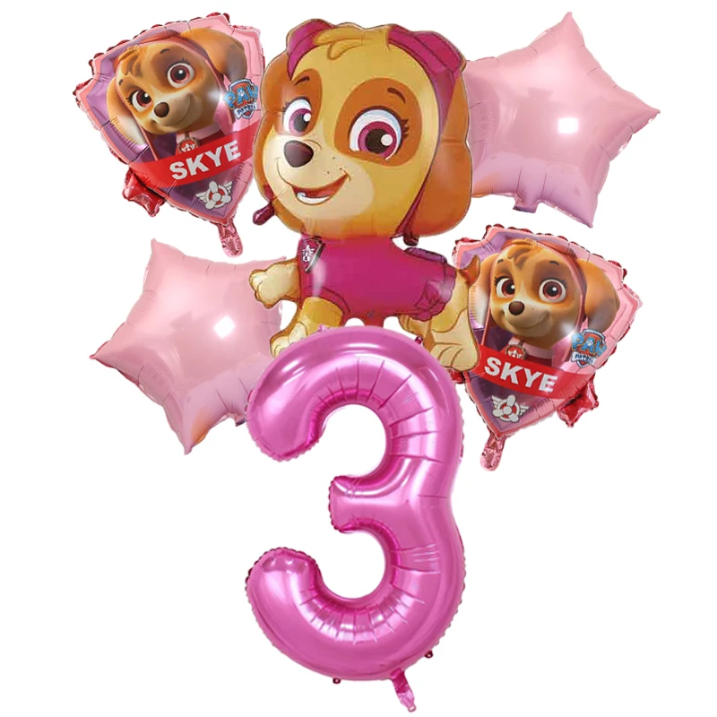 Щенячий патруль собака Чейз Скай Маршалл мальчики и девочки день рождения