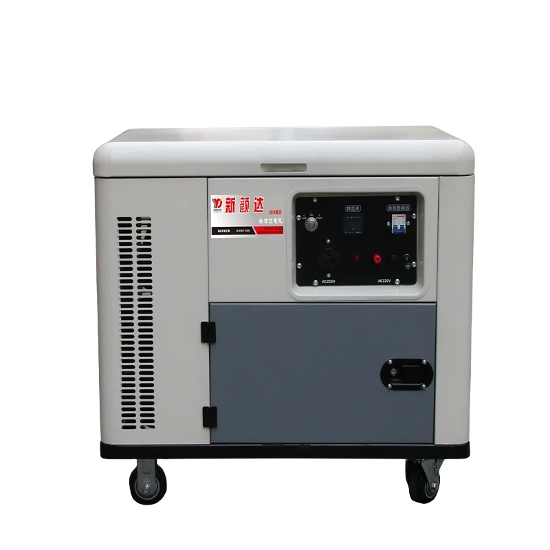 

110V 220V 400V 50Hz 60Hz 8KW 100% copper portable silent diesel generator price