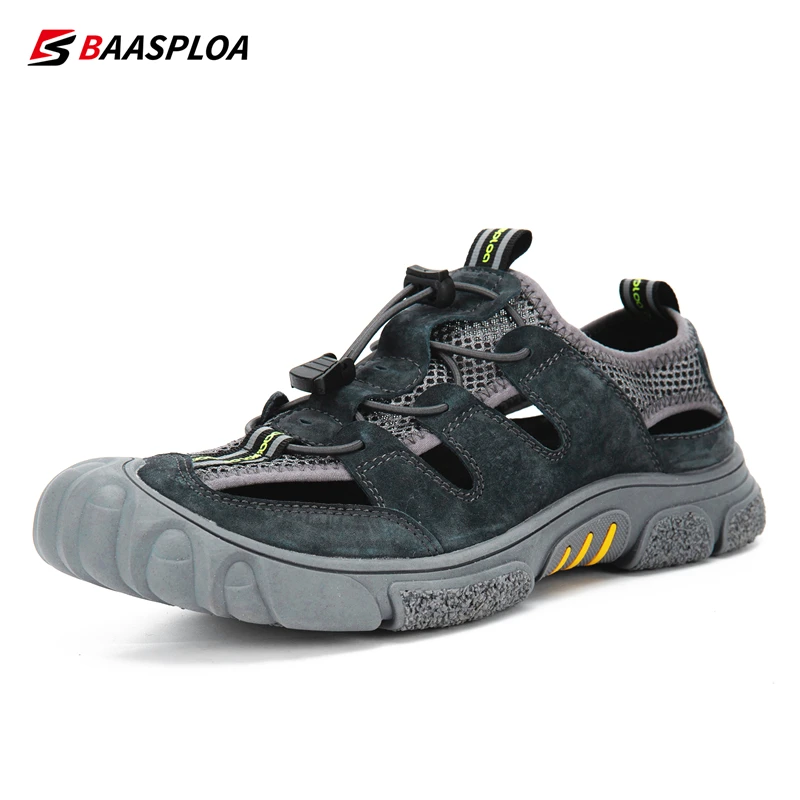 2023 Baasploa Men Upstream Shoes Summer Outdoor Shoes Breathable Aqua Shoes for Men Non-Slip Quick Drying Sandals Free Shipping