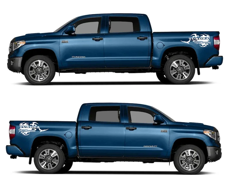 

Pair of Sport Side Stripes Decal Sticker Vinyl Compatible with Tundra Tacoma
