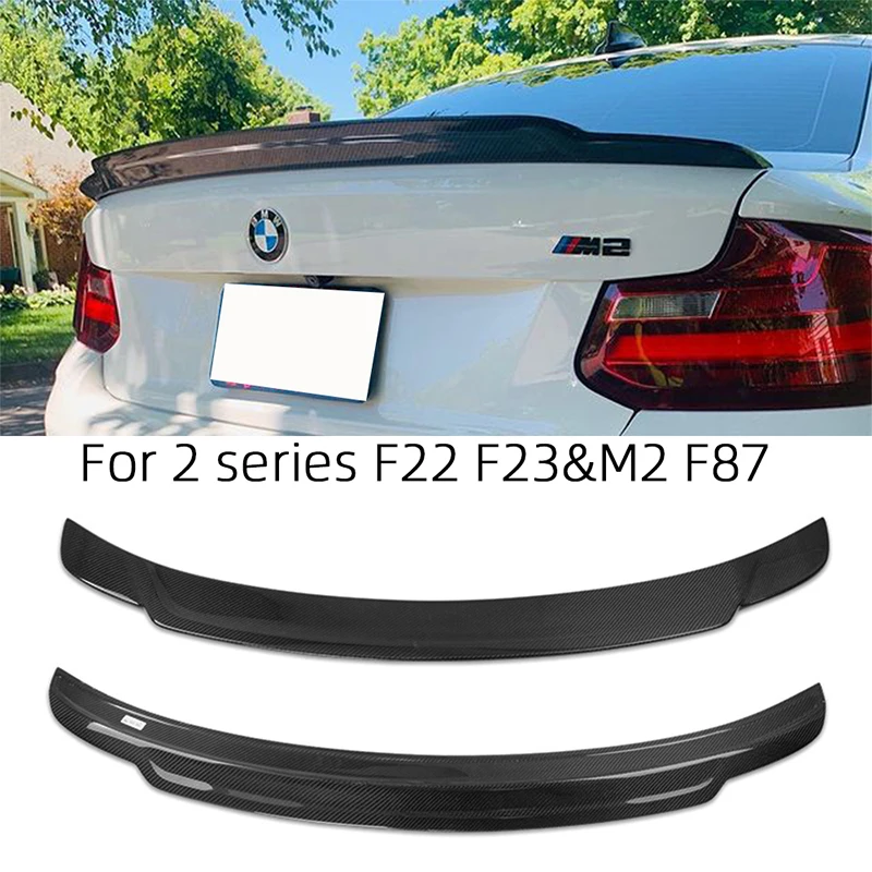 

For BMW 2 Series F22 F23&M2 F87 C74/M4/CS/DA/PSM/P Style Carbon fiber Rear Spoiler Trunk wing 2012-2020