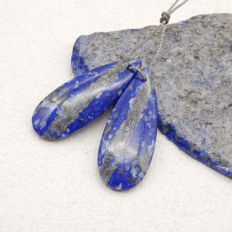 Серьги-капли из натурального камня для женщин массивные серьги ручной работы