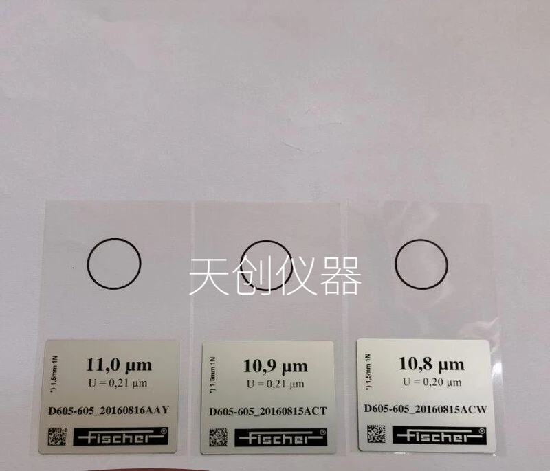 Калибровочная пленка D605-605 немецкий fischer толщиномер пленки Fischer стандартная