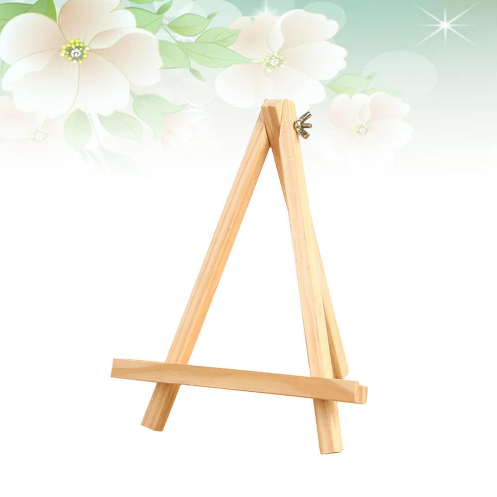 

Painting Triangle Easel Kids' Easels Wooden A-Frame Desktop Wedding Card Display Rack Mini Eassel Natural