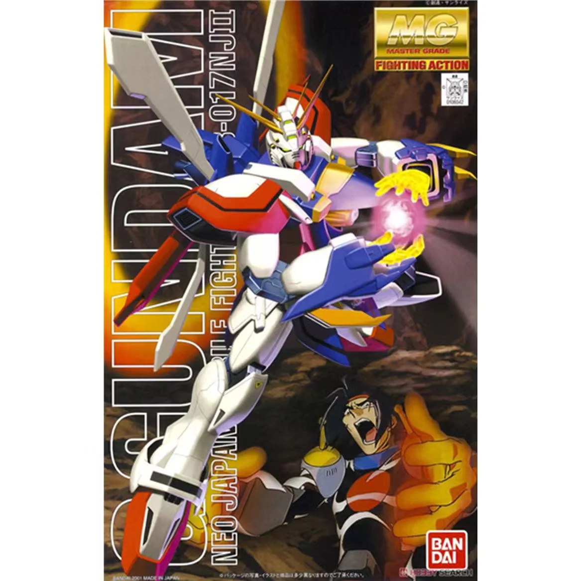 Фото Мобильный истребитель G Gunpla Bandai Original 06042 MG 1/100 God Gundam GF13-017NJ Domon Kasshu Фигурка Аниме Сборная модель №1