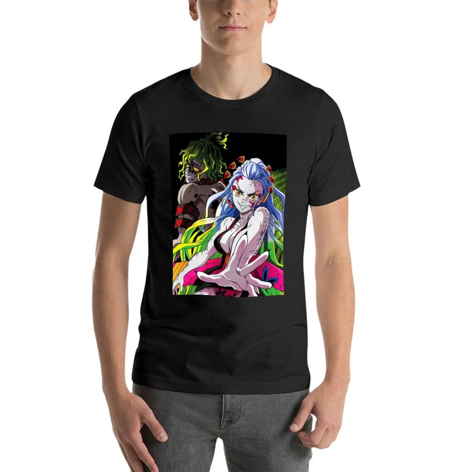 Футболка мужская с рисунком в стиле аниме
