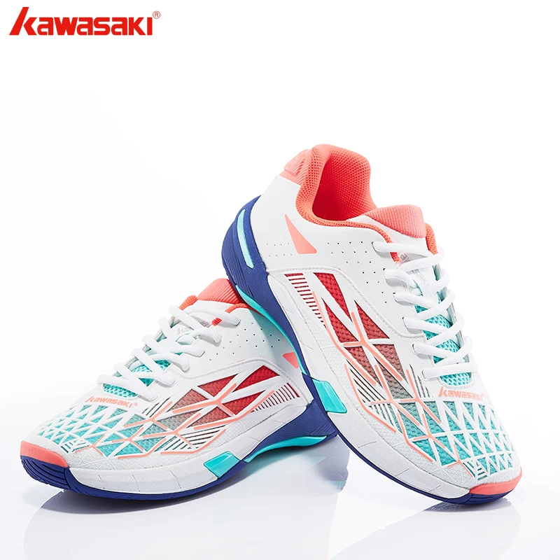 Kawasaki Sneakers Professional Badminton Shoes Indoor Court Sports Shoe White Anti-Slippery  K-567
