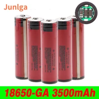 2022 new 18650 rechargeable lithium battery ncr 18650ga 20a 3 7 3500mah used for toy flashlight flat panel