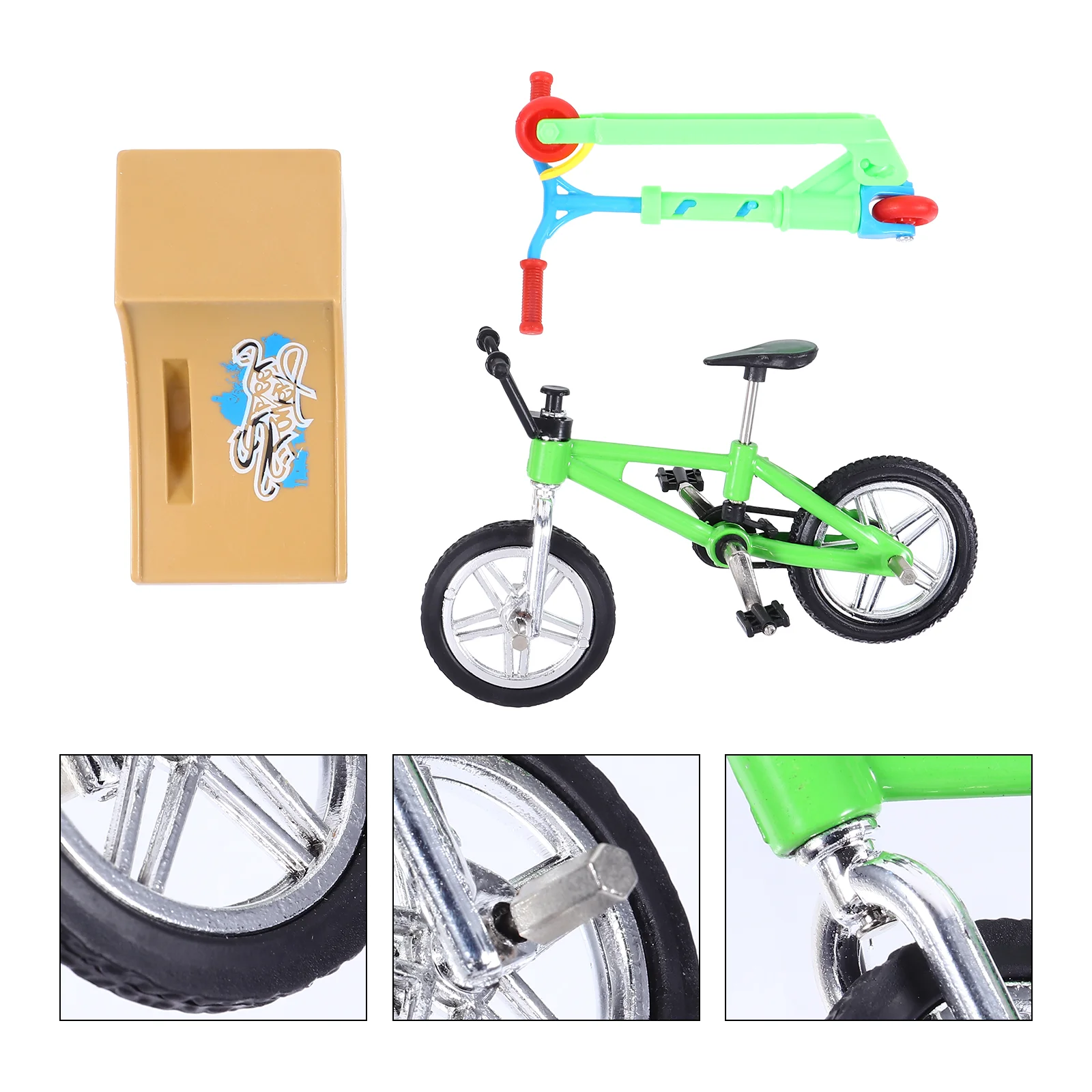 

Finger Bike Portable Toys Scooter Educational Micro Puzzle Sports Ramp Plastic Fingertip Child Kids Mini