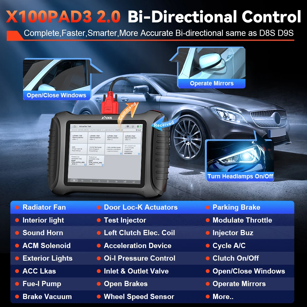 XTOOL X100 PAD3 Автопрограмматор Ключей Инструмент для Программирования IMMO X100PAD3 Все