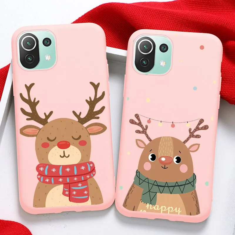 Рождественский Мягкий силиконовый чехол для Xiaomi Mi 11 Lite 5G NE 6 55 &quotОболочка Mi11Lite