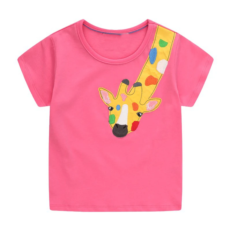 

Новинка 2022, модная Милая футболка Little maven для маленьких девочек, хлопковые мягкие и удобные топы, детская повседневная одежда для детей