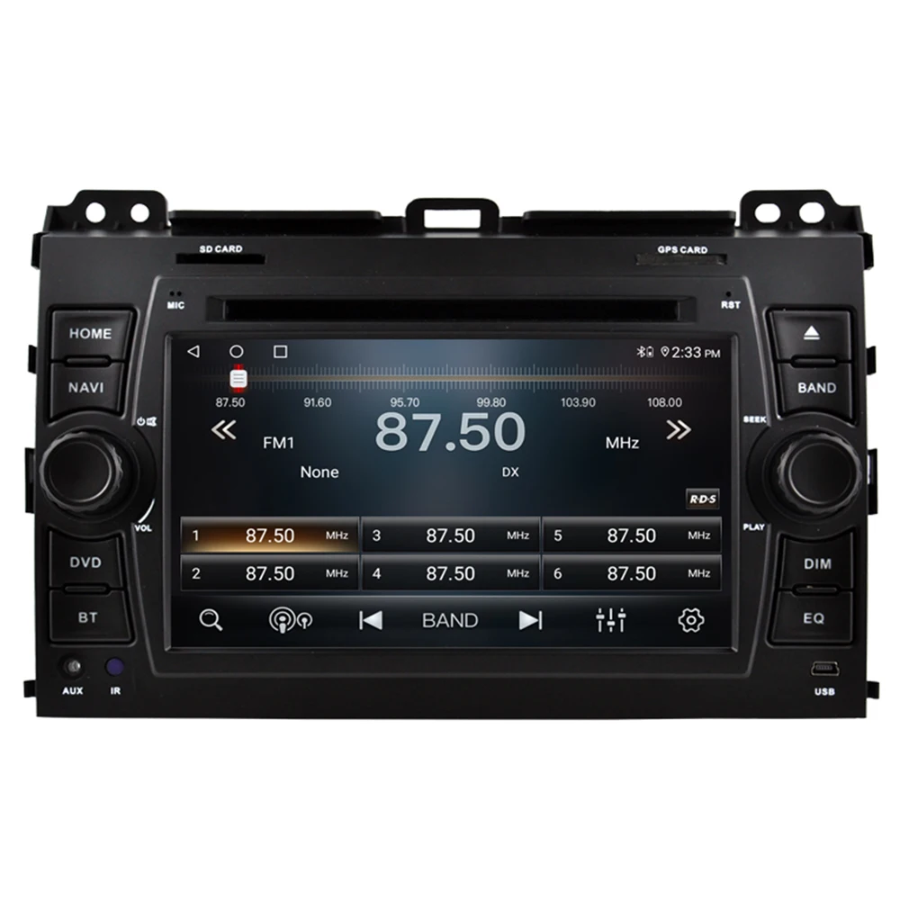 

Автомагнитола 2 Din, Android 12, для Toyota Land Cruiser Prado 120 LC120 2003 -2009, для Lexus, мультимедийный плеер, GPS, Carplay, DVD